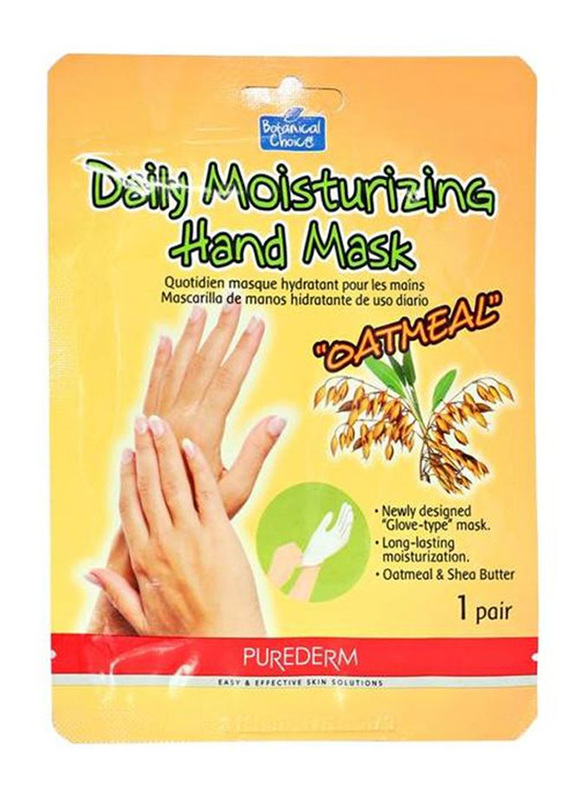 Purederm Botanical Choice Oatmeal Daily Moisturizing Hand Mask, 26gm